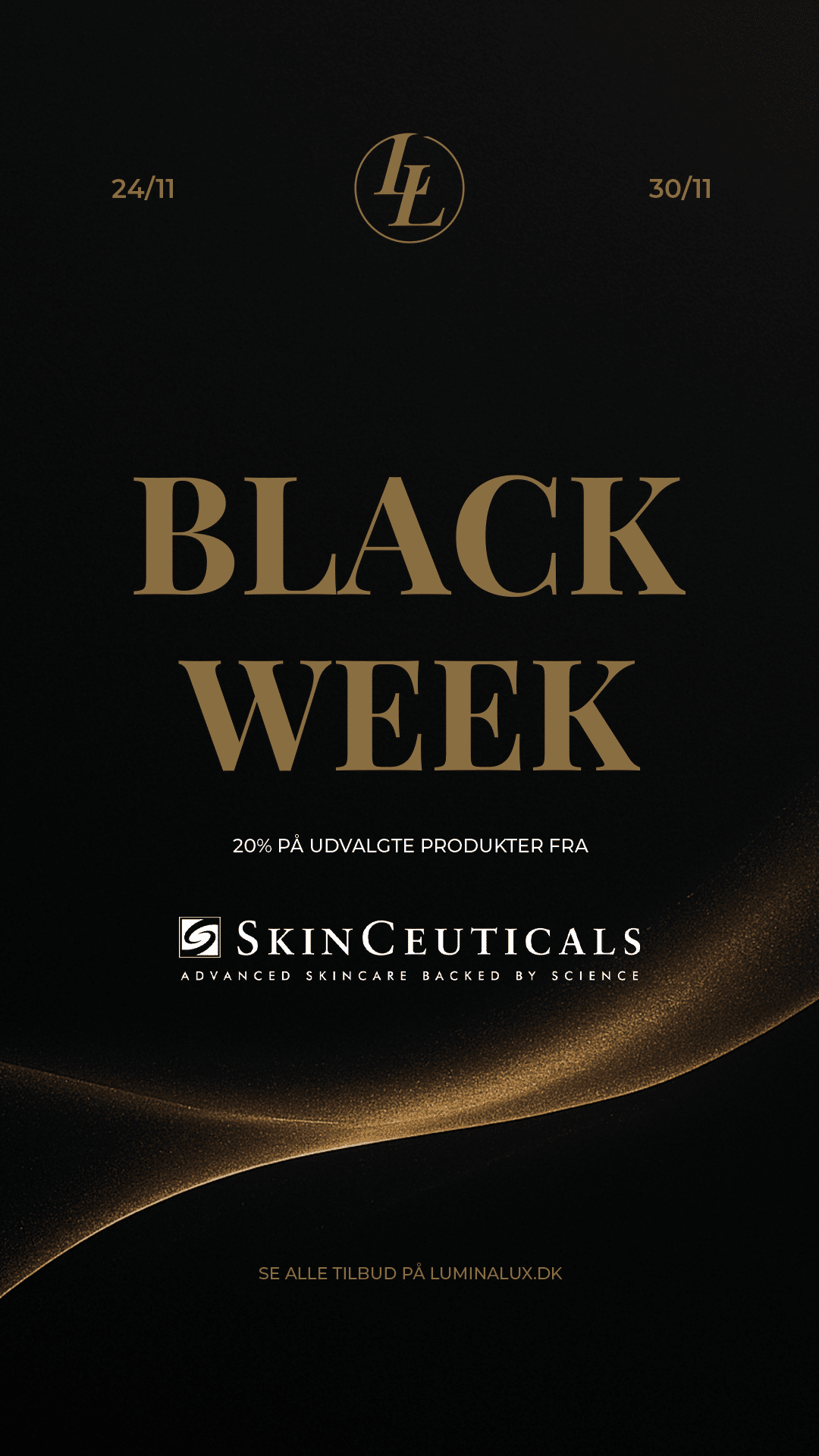 Black Week 2025 – 20% på udvalgte professionelle hudplejeprodukter