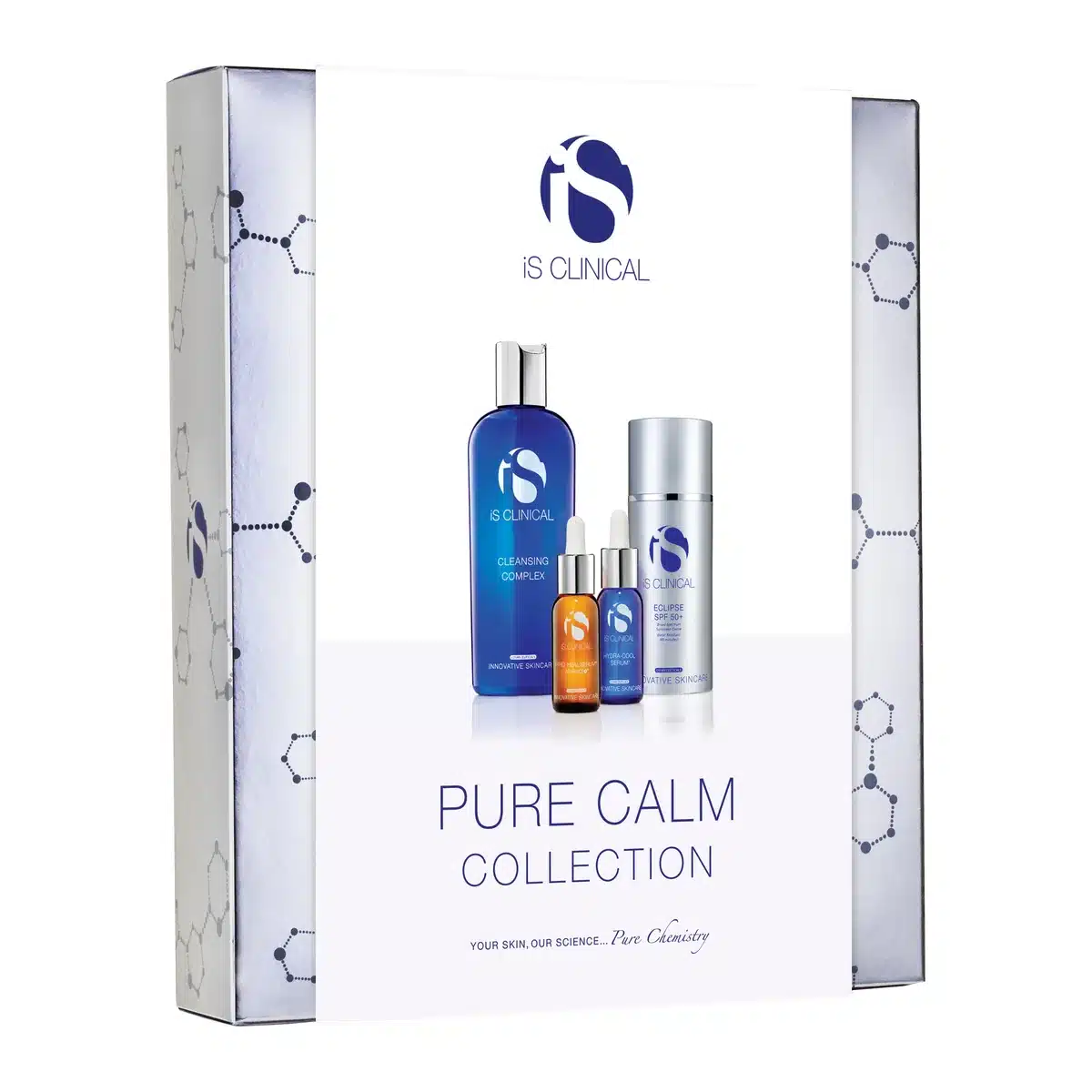 iS Clinical Pure Calm Collection hudplejesæt fra LuminaLux - produktfoto 2