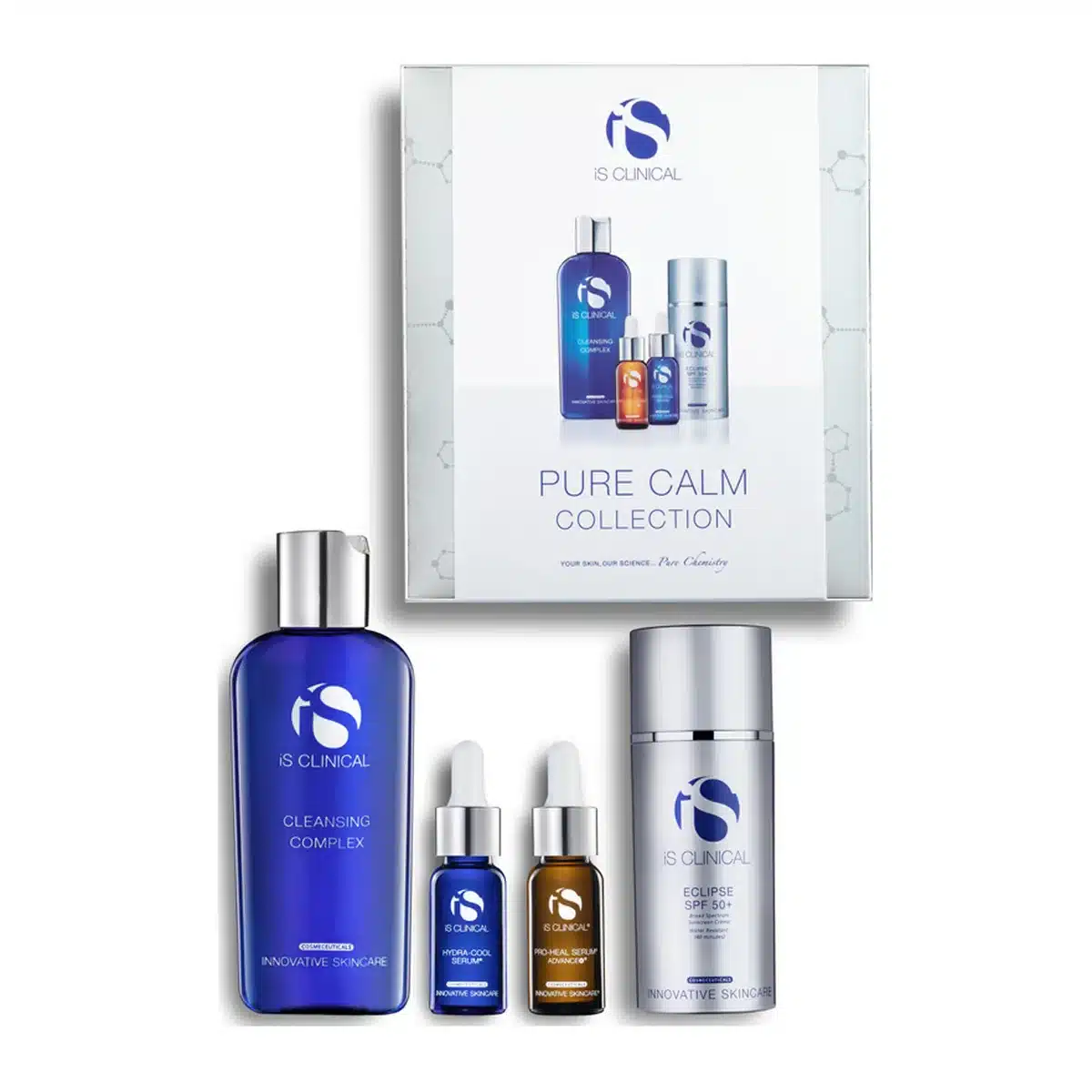 iS Clinical Pure Calm Collection hudplejesæt fra LuminaLux - produktfoto 3